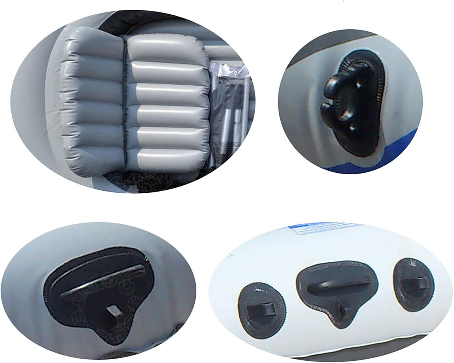 5-Person Inflatable Fishing Kayak with 3-Air Chamber Design