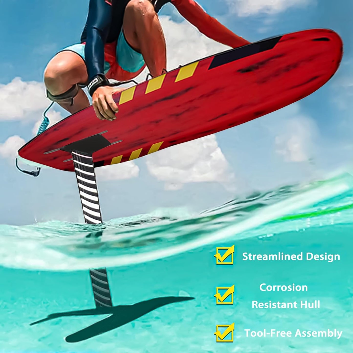 Carbon Fiber Hydrofoil Surfboard for Adults