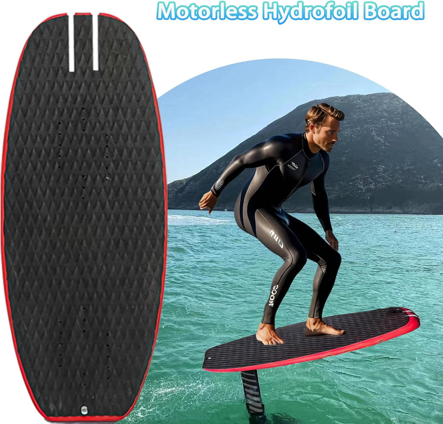 Carbon Fiber Hydrofoil Surfboard for Adults