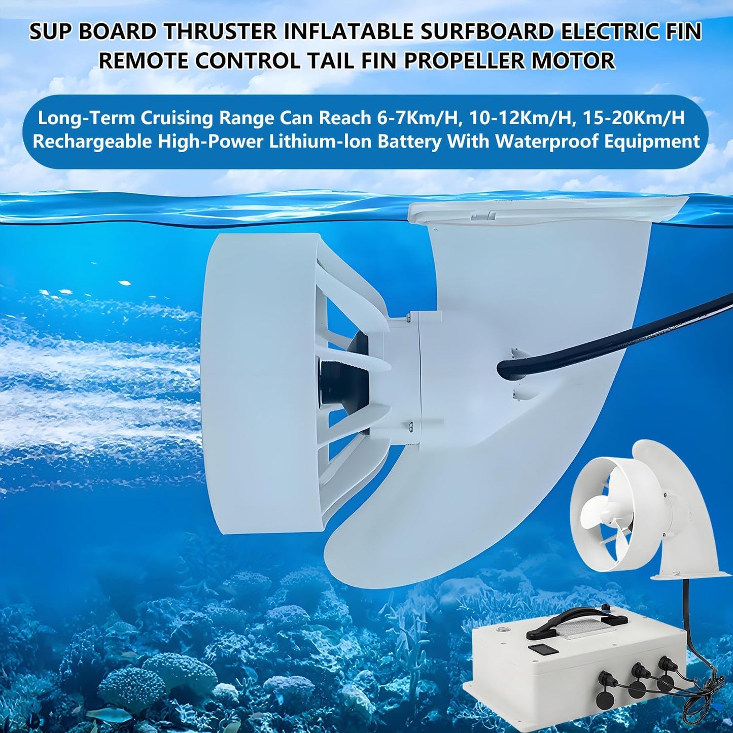 Electric Paddleboard Fin Motor – 2500W