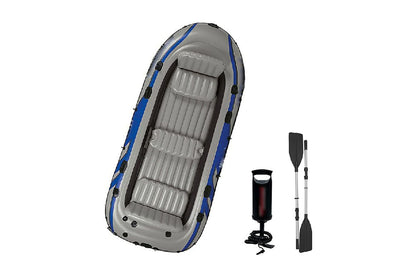 5-Person Inflatable Fishing Kayak with 3-Air Chamber Design