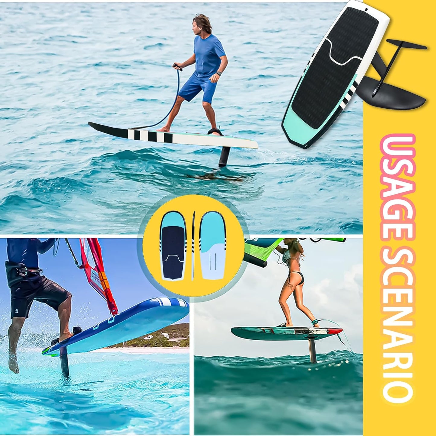 Carbon Fiber Hydrofoil Board